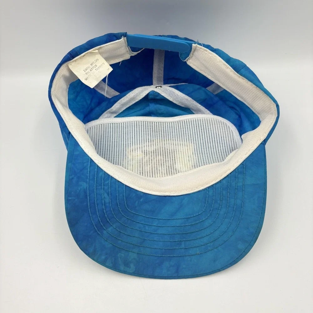 Vintage Camel Joe Camel Blue Nylon Adjustable Snapback Hat Cap‎ Smooth Character